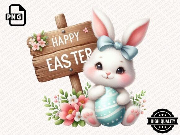 Download Cute Easter Bunny Clipart PNG - Cute easter bunny Collection