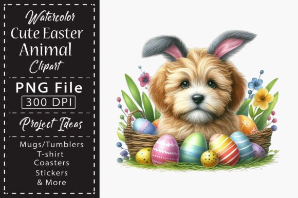 Download Watercolor Cute Easter Animal Clipart - Animal Collection