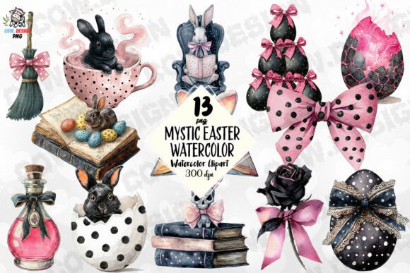 Download Mystic Easter Watercolor PNG - Mystic easter Collection