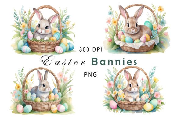 Download Cute Easter Bunny Sublimation Design - Cute easter bunny Collection