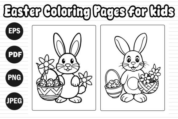Download Cute Easter Bunny Coloring Pages - Cute easter bunny Collection