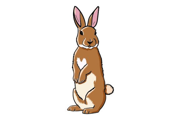 Download Cute Easter Bunny Graphics Vector - Cute easter bunny Collection