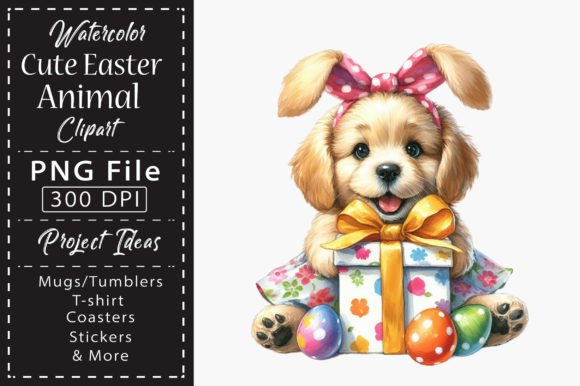 Download Watercolor Cute Easter Animal Clipart - Animal Collection