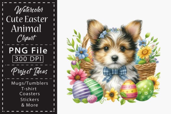 Download Watercolor Cute Easter Animal Clipart - Animal Collection