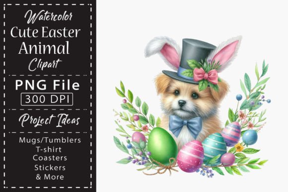 Download Watercolor Cute Easter Animal Clipart - Animal Collection