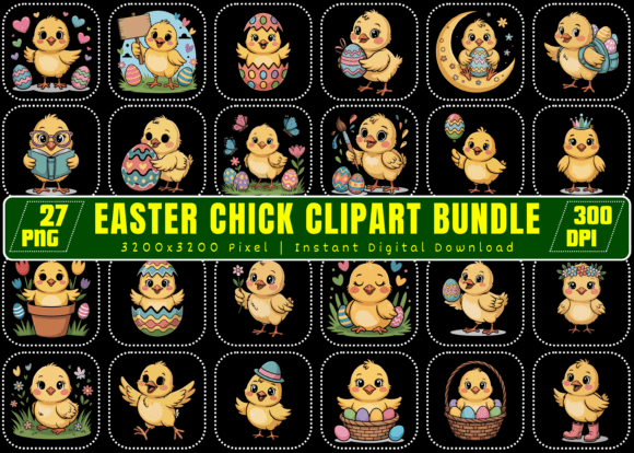 Download Easter Chick and Baby Animal Clipart - Animal Collection