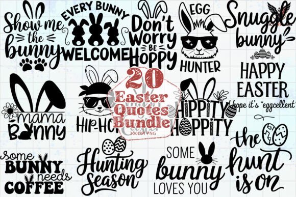 Download Easter Quotes Bundle Clipart PNG - Premium Bundle